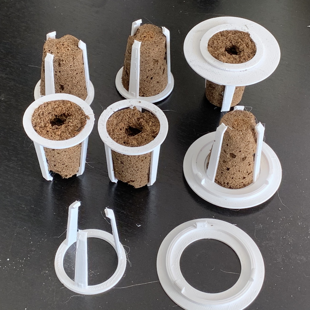 Hydroponic basket 35mm, 50mm Nelson style