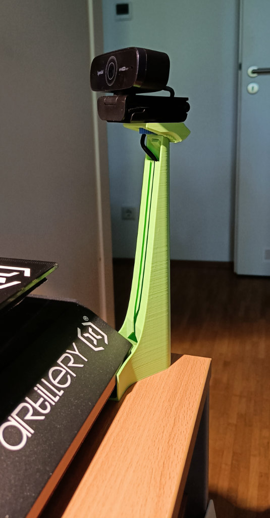 Led webcam clamp mount for Artillery Sidewinder X2 / X1 by freakyDude