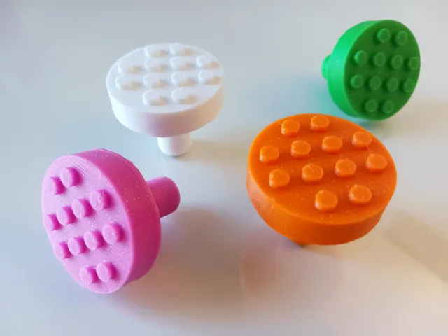 Drawer Knob - Brick Toy LEGO Style