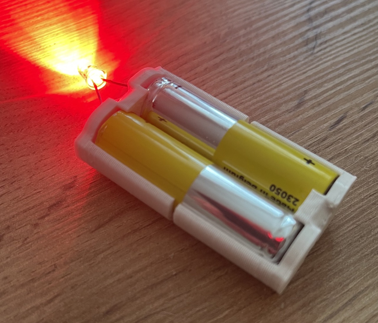 A simple battery light