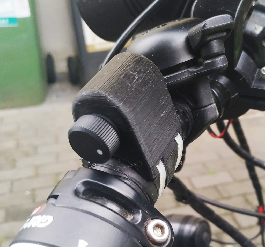 Potentiometer mount for Cycle Analyst V3 (CAV3)