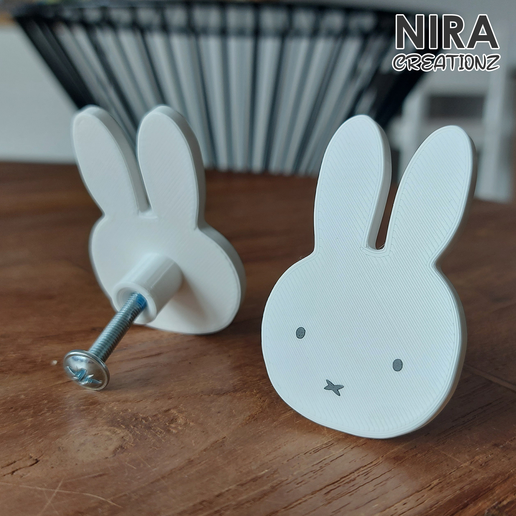 Miffy drawer knob by NIRACreationz Download free STL model