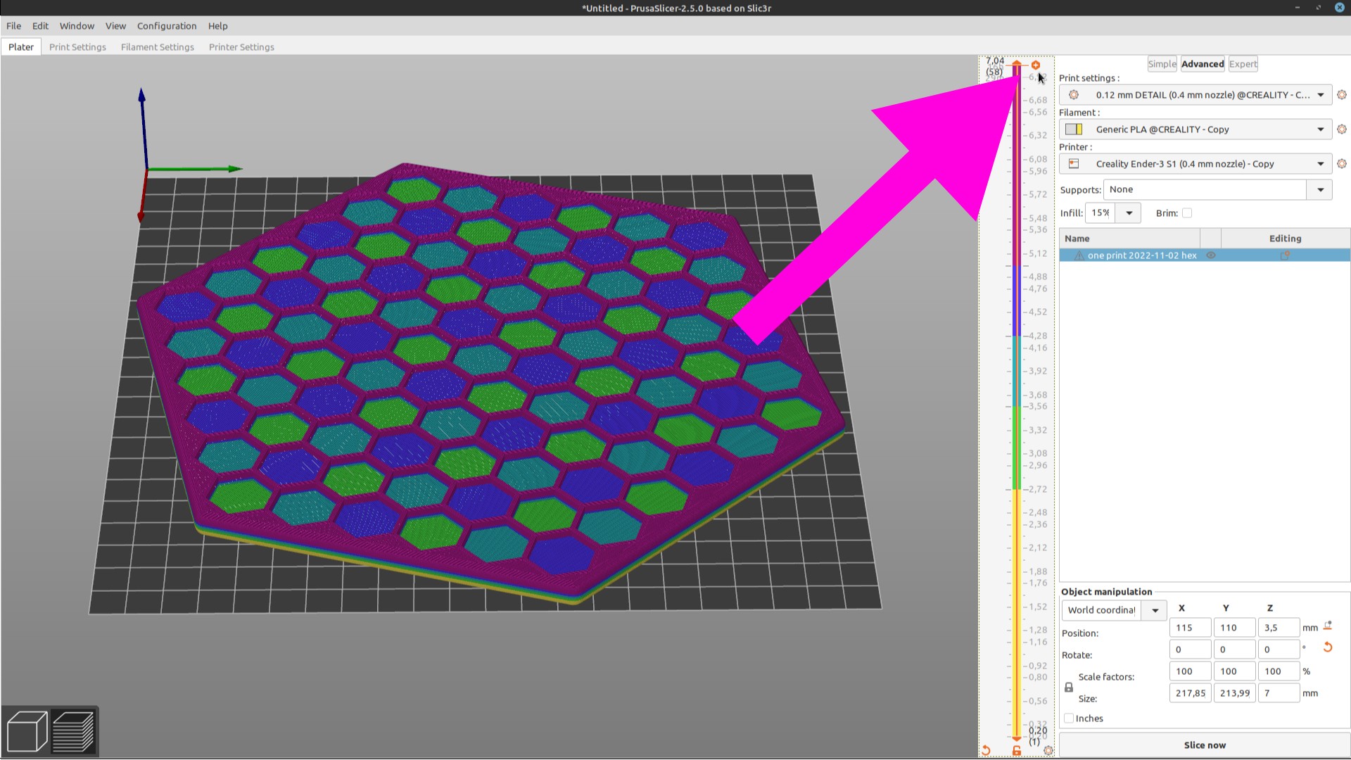 One print hexagon chess board by FuzzyRaptor | Download free STL model ...