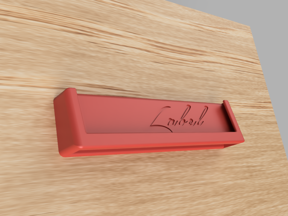 Miniatura 6 do modelo 3D Label Knob interchangeable labels sheets
