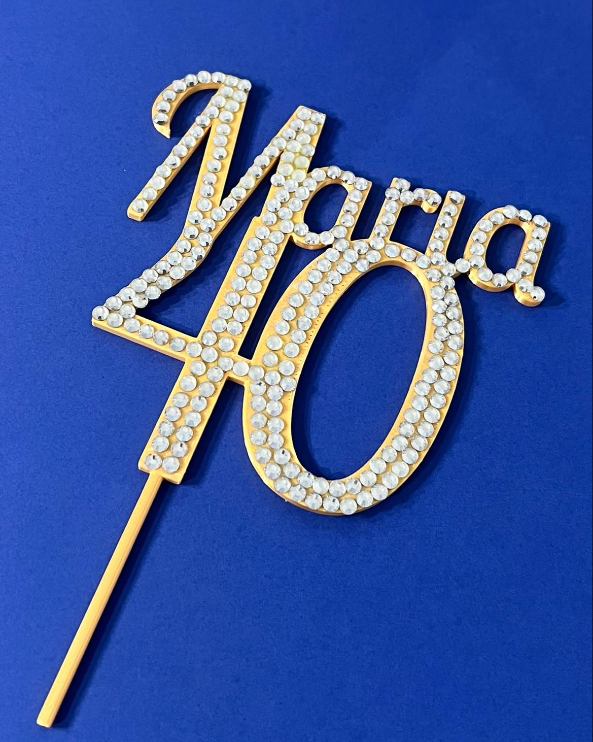 Maria 40th Birthday 40 Numbers Cake Topper