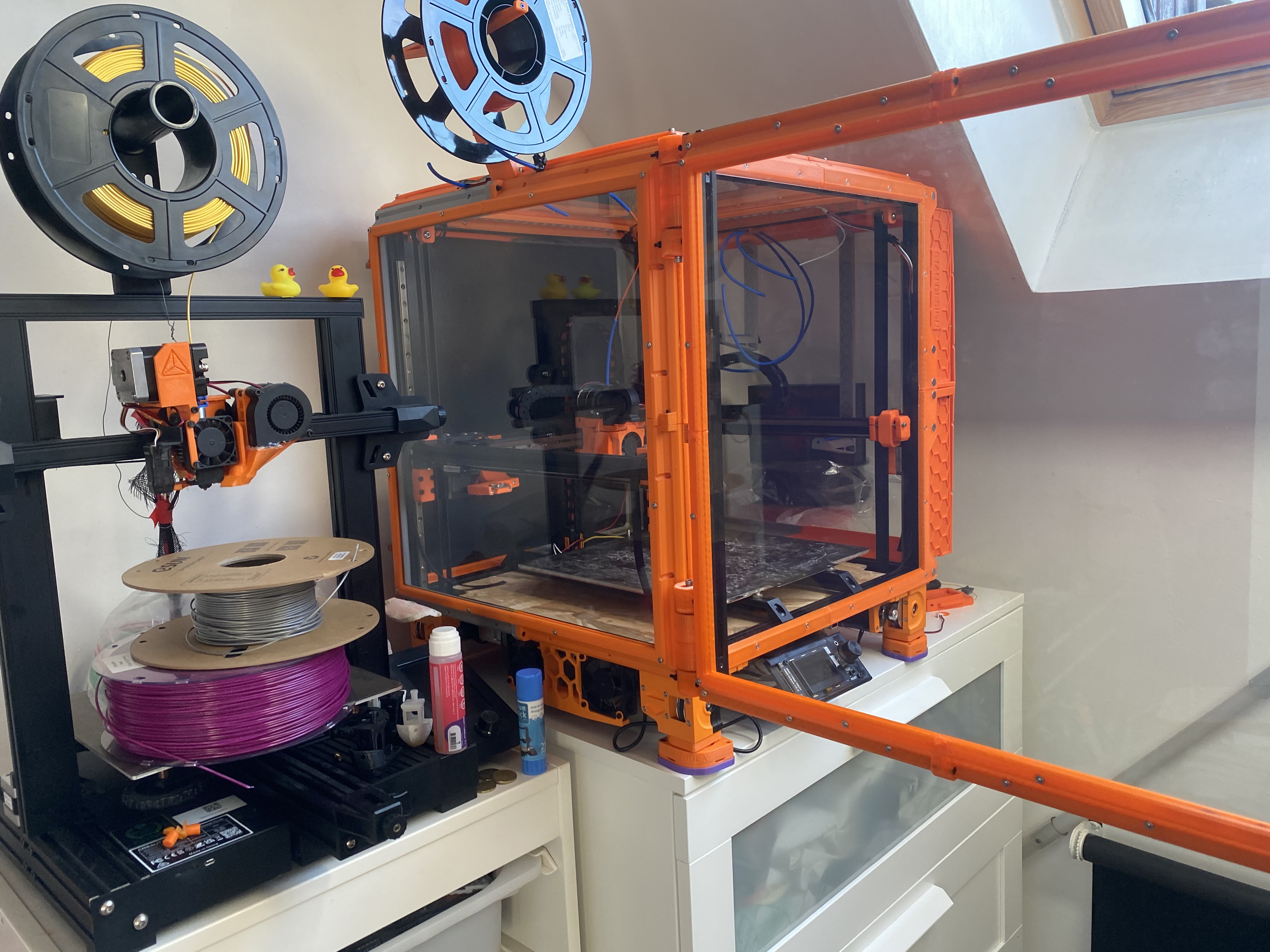 voron glass enclosure modding for 4mm glass (420mm*420mm)