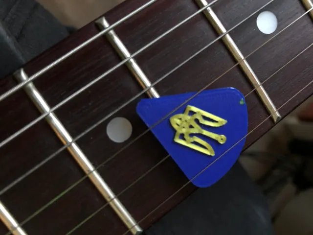 Ukraine Coat of Arms guitar pick