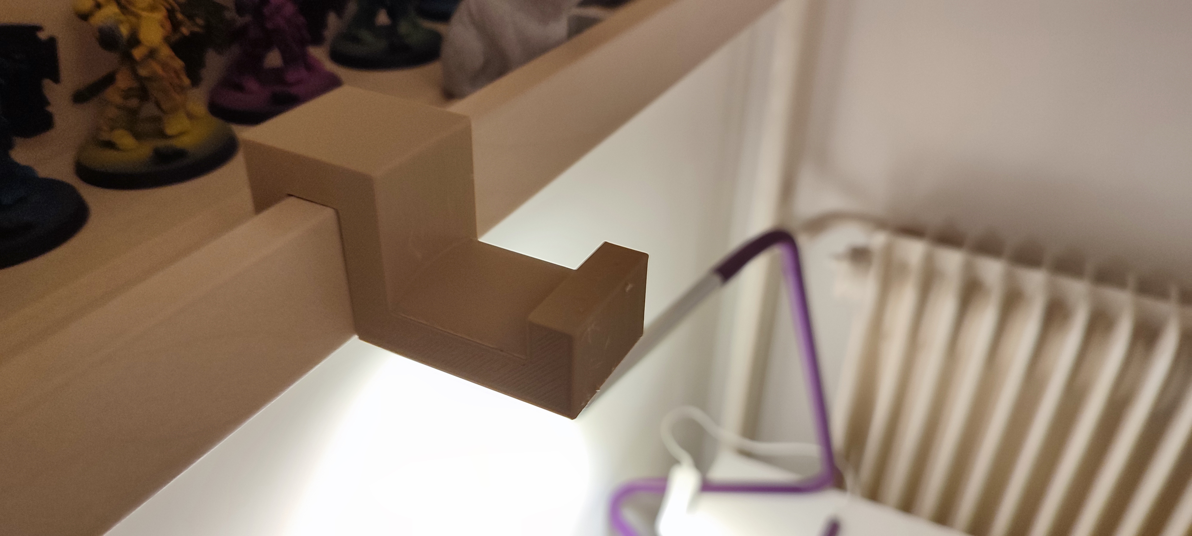 Headphone holder or hook for MOSSLANDA Ikea