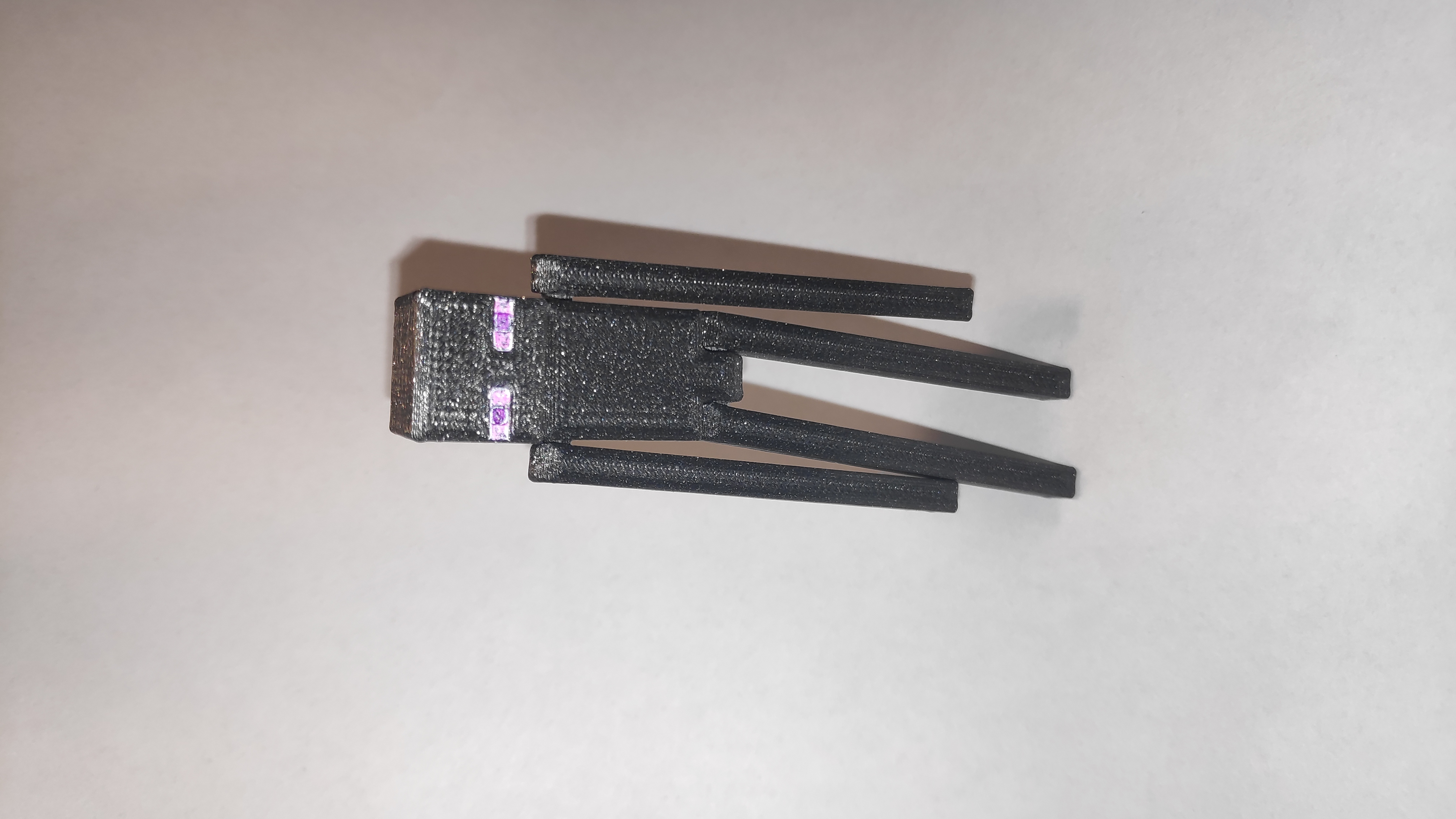 Miniatura 2 do modelo 3D Minecraft Enderman