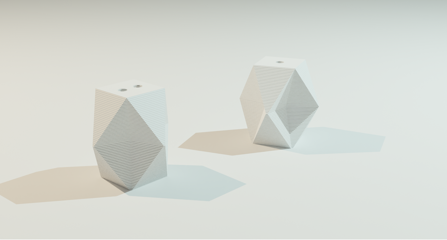 Geometric earings