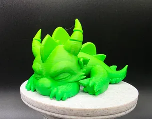 Sleeping Cartoon Dragon