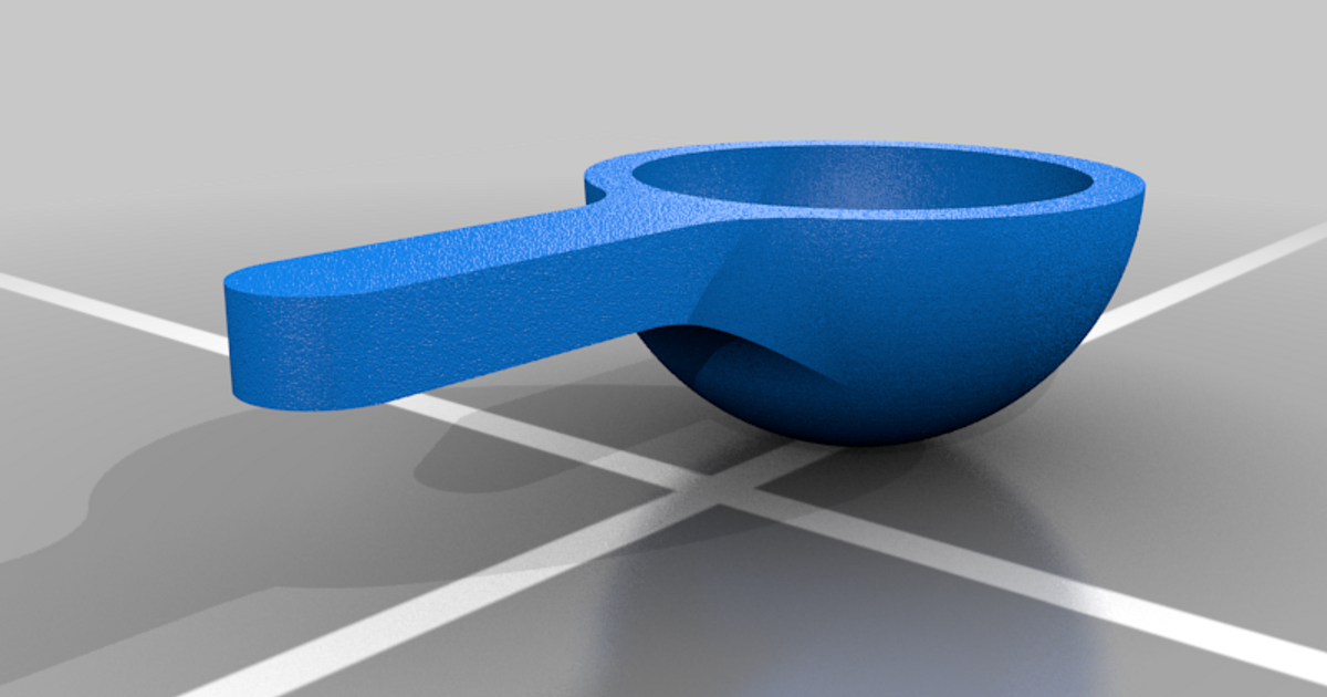 2 Tablespoon Coffee Scoop (fully customizable) by David Download free