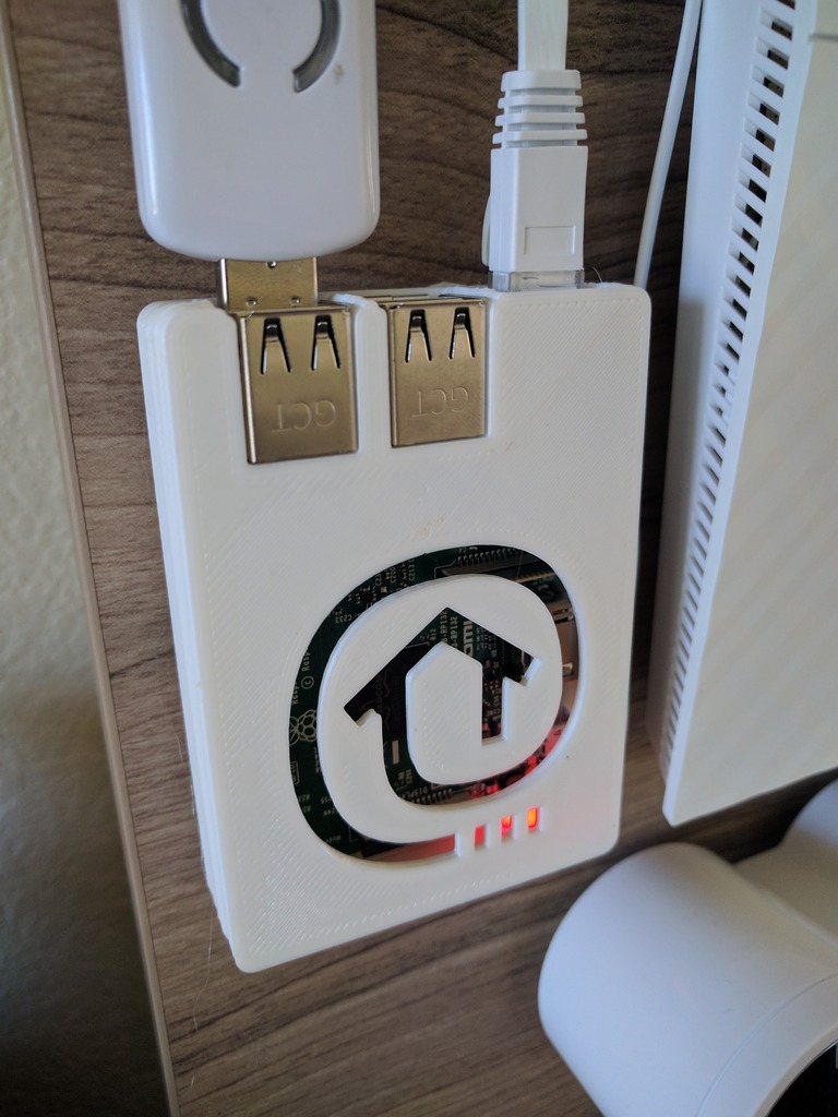 Raspberry Pi 3 Case - No Screws - OpenHAB logo