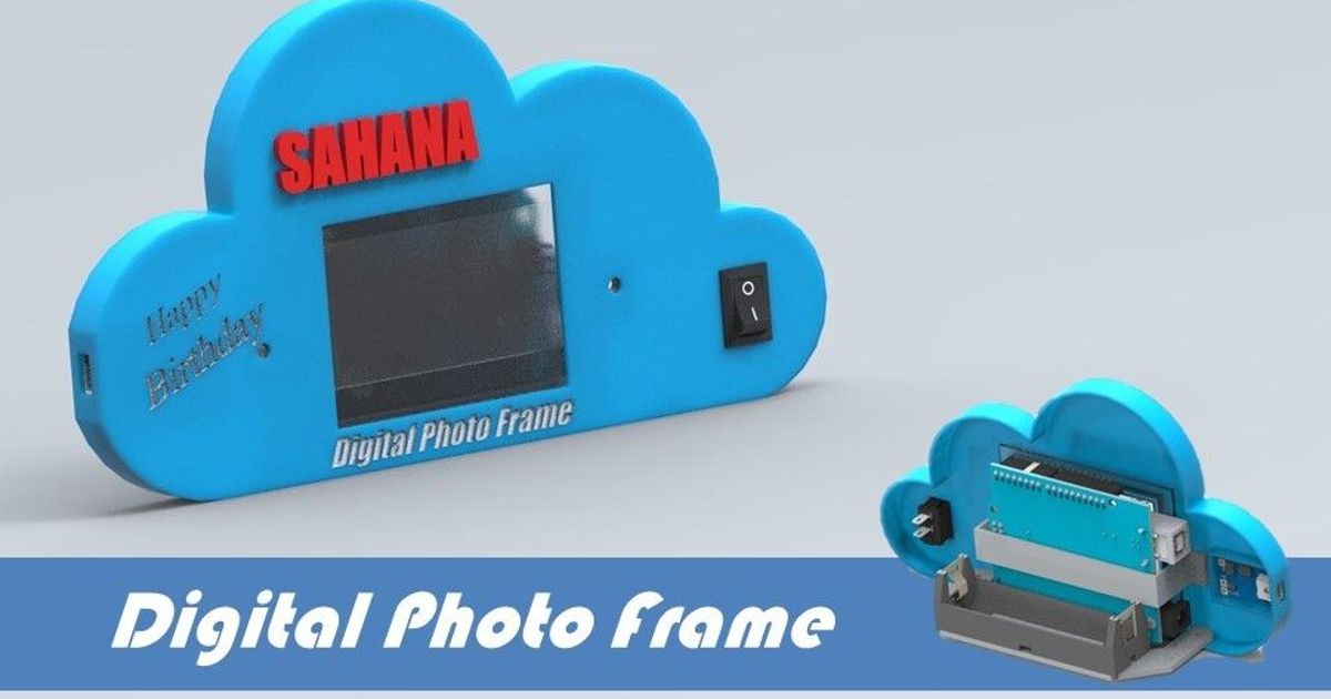 Digital photo frame using arduino and 2.4 inch TFT Shield by Aakaar Lab ...