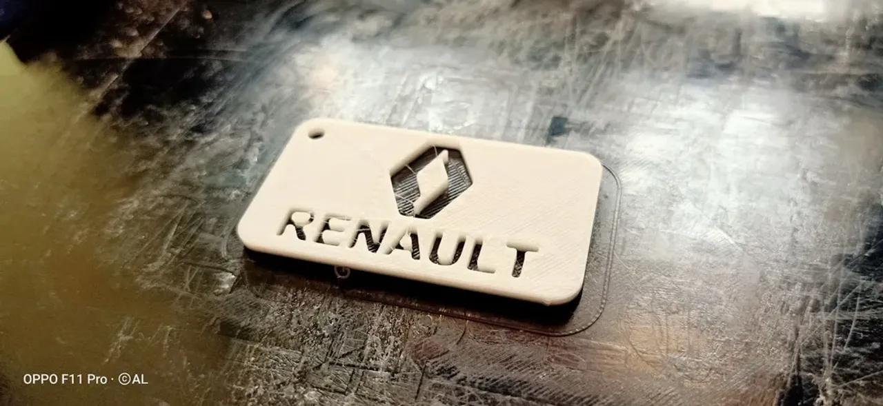 Renault Clio MK3 Schlüsselanhänger Silhouette 3dr
