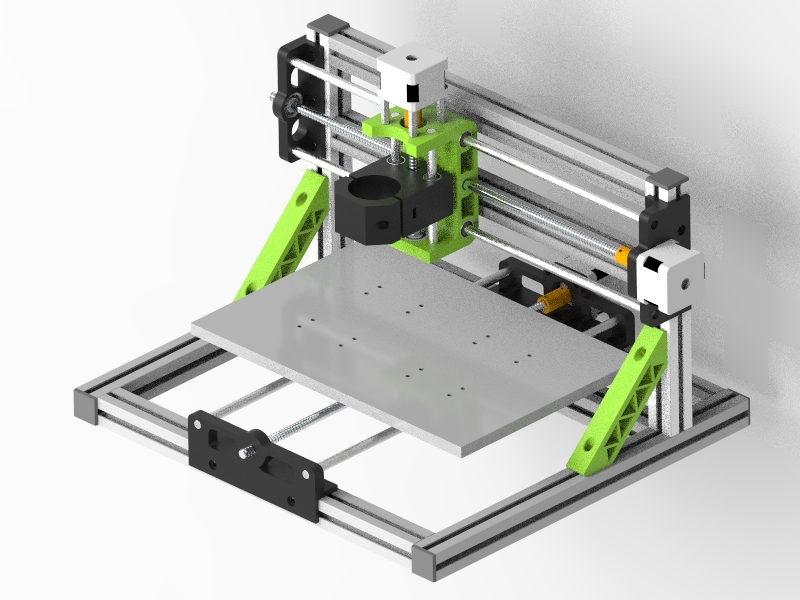 Mostly 3D printed CNC 3018 DIY autorstwa Aakaar Lab | Pobierz darmowy ...