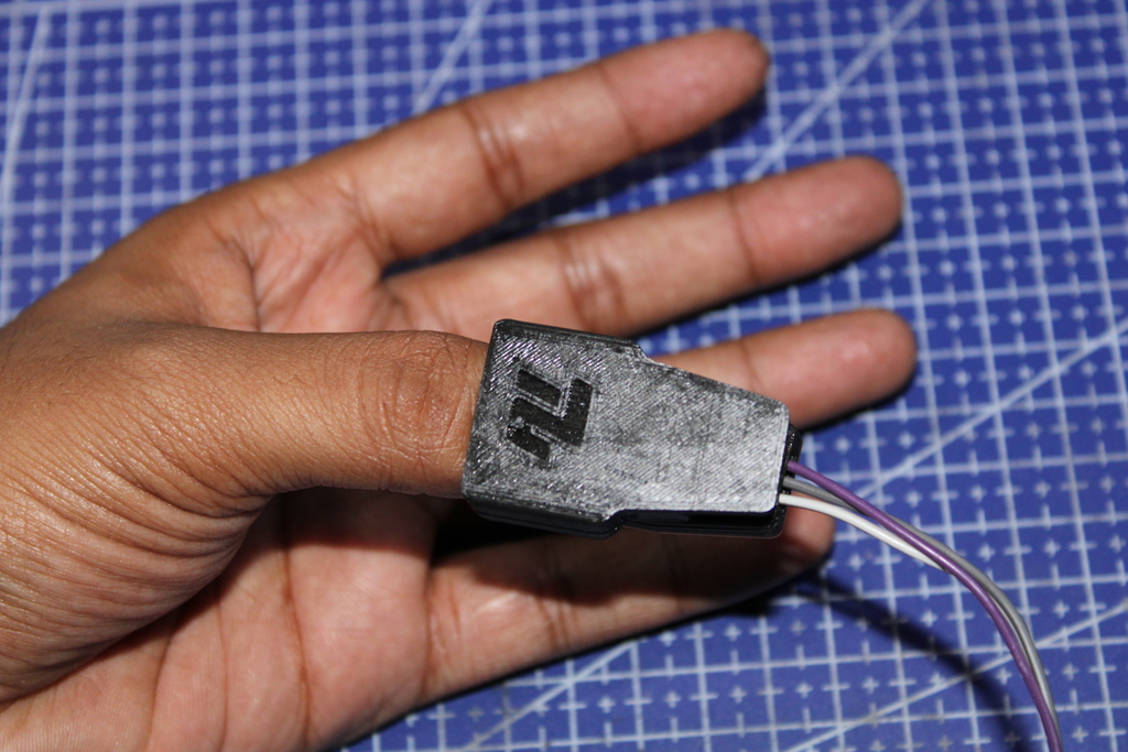 3D Printed Pulse sensor case by Aakaar Lab, Download free STL model
