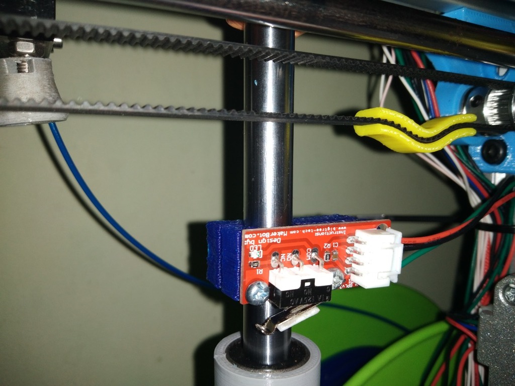 Limit switch holder for 12 mm rod z-axis
