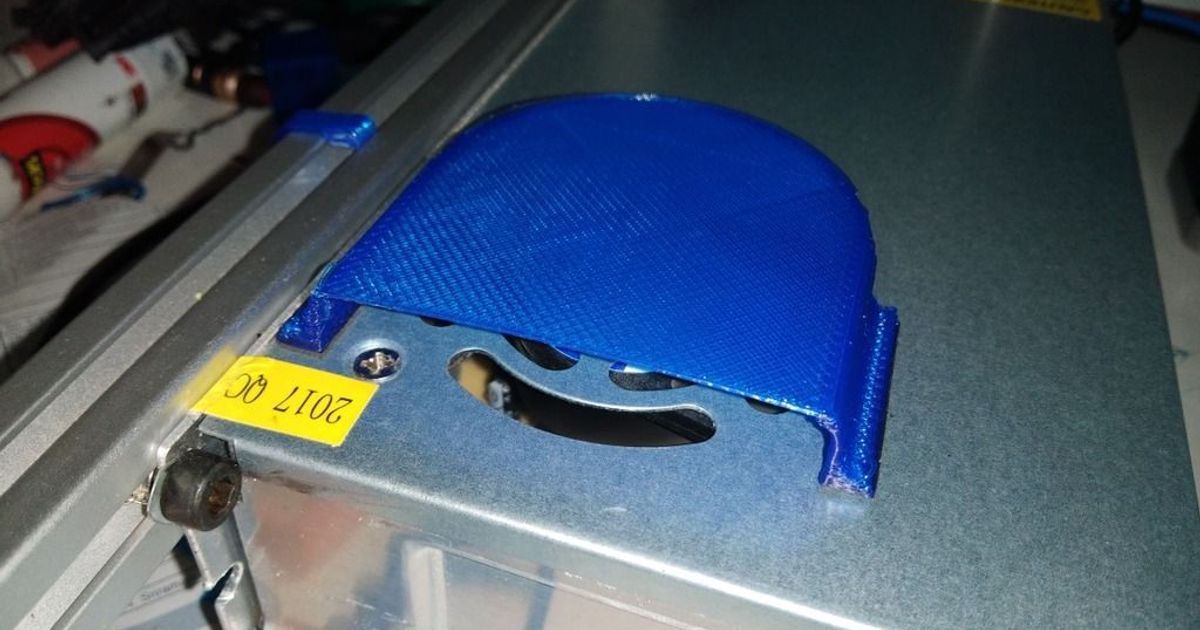 Power Supply Fan cover for 3D printers (If PSU mount horizontal) by ...