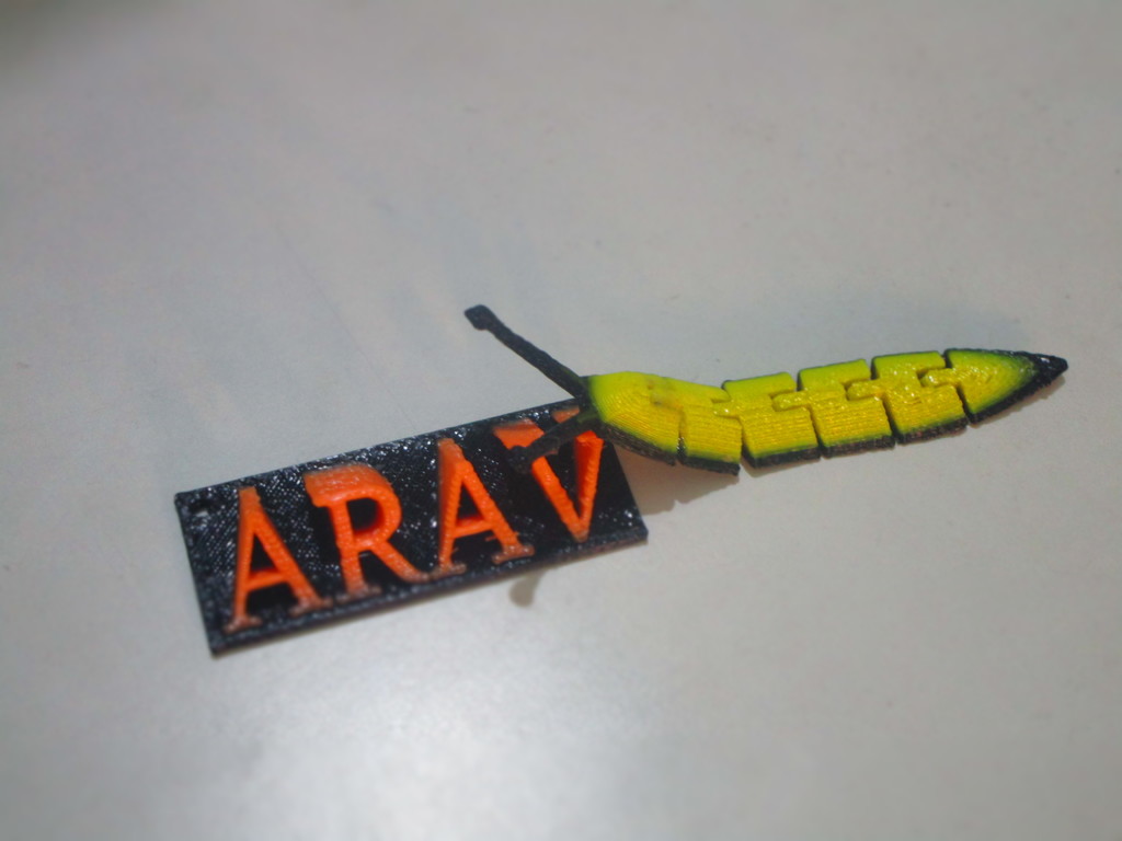 Miniatura 2 do modelo 3D Name key chain 