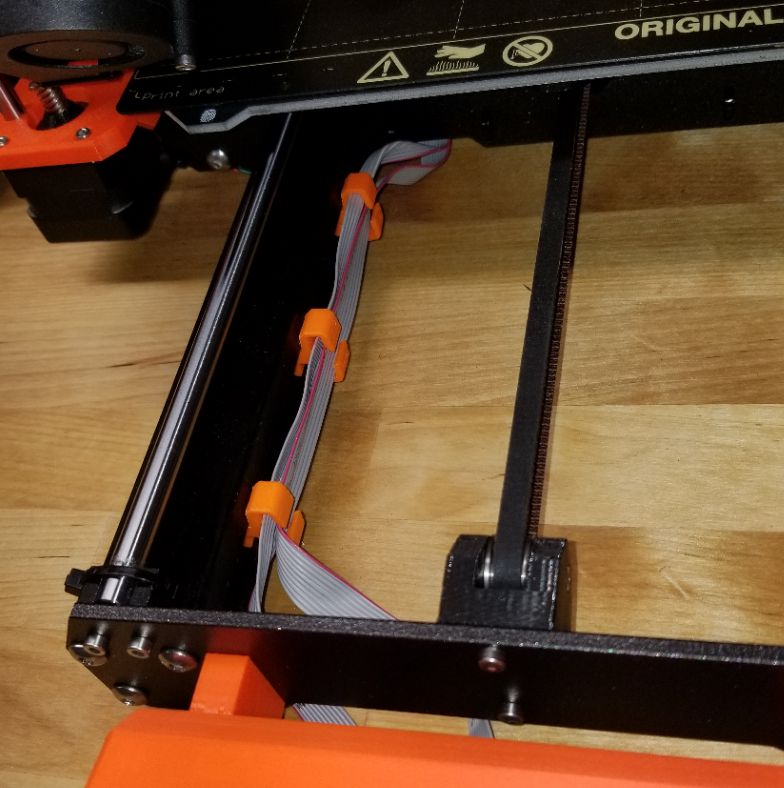 MK3s display ribbon cable holder by Oregonerd Download free STL model