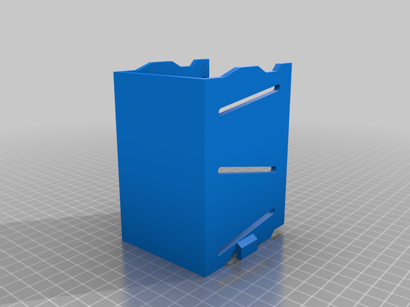 Miniatura 6 do modelo 3D Stackable D-Battery Holder