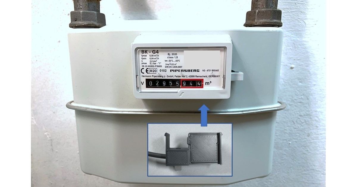 Gas Metering Device Sensor Housing for Reed Switch by Juergen