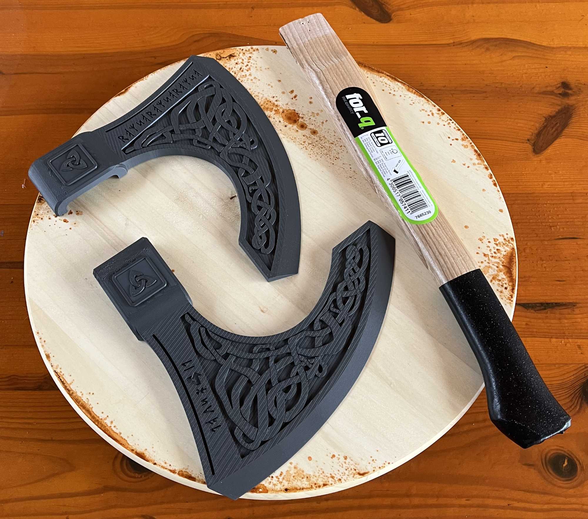 Viking axe by romcoromcoromco Download free STL model