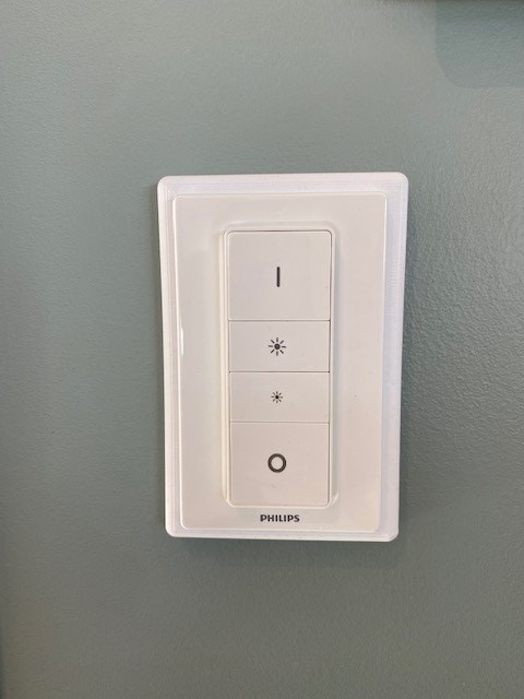 Philips HUE dimmer switch cover adapter for ELKO