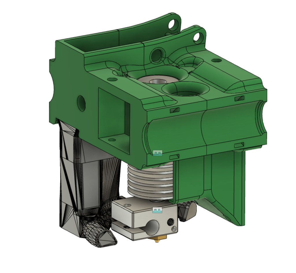Core A8 Slim E3D-V6 Carriage "Improved"