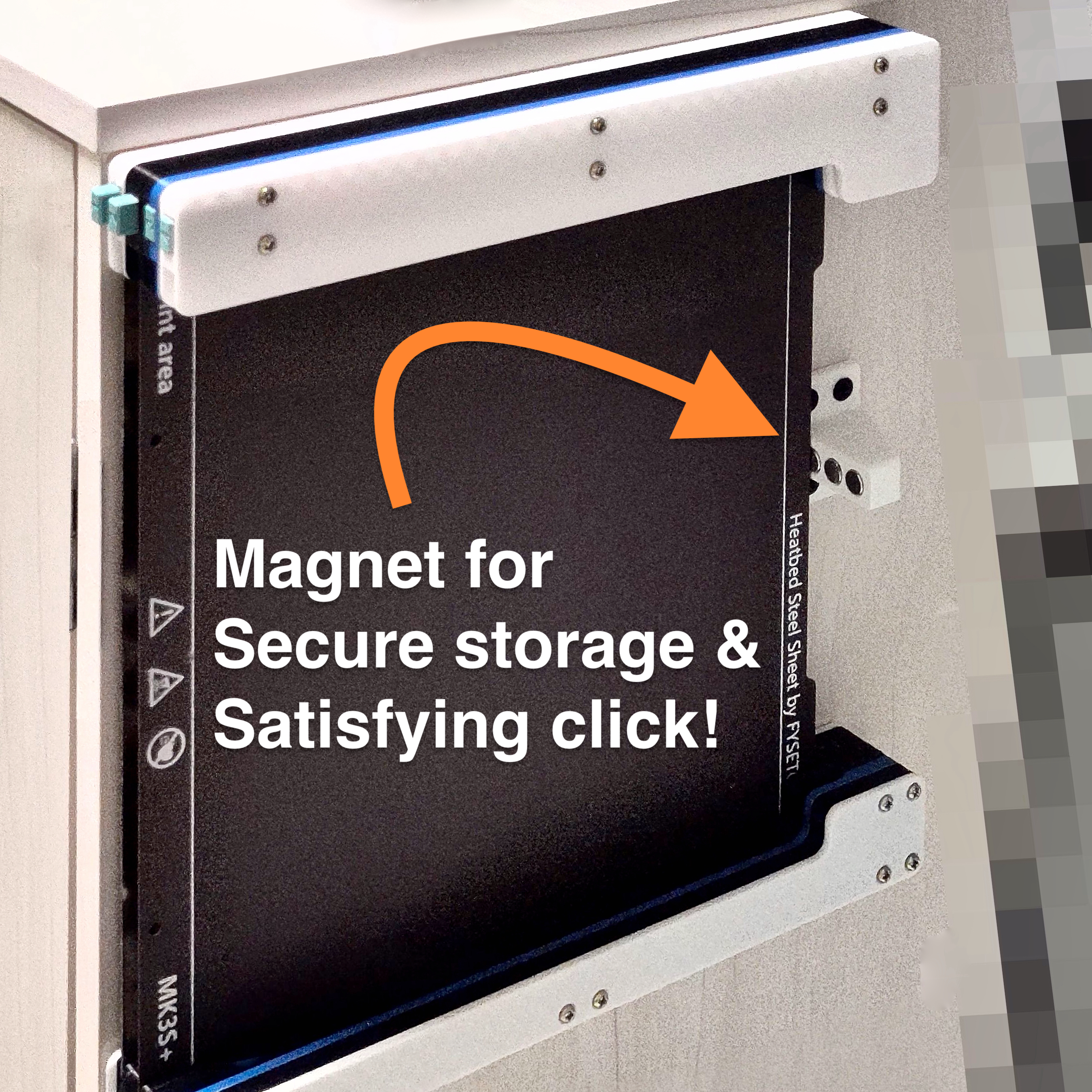 Steel Sheet Holder - Magnets Holder for Secure storage & Satisfying click！ 2-4Layers