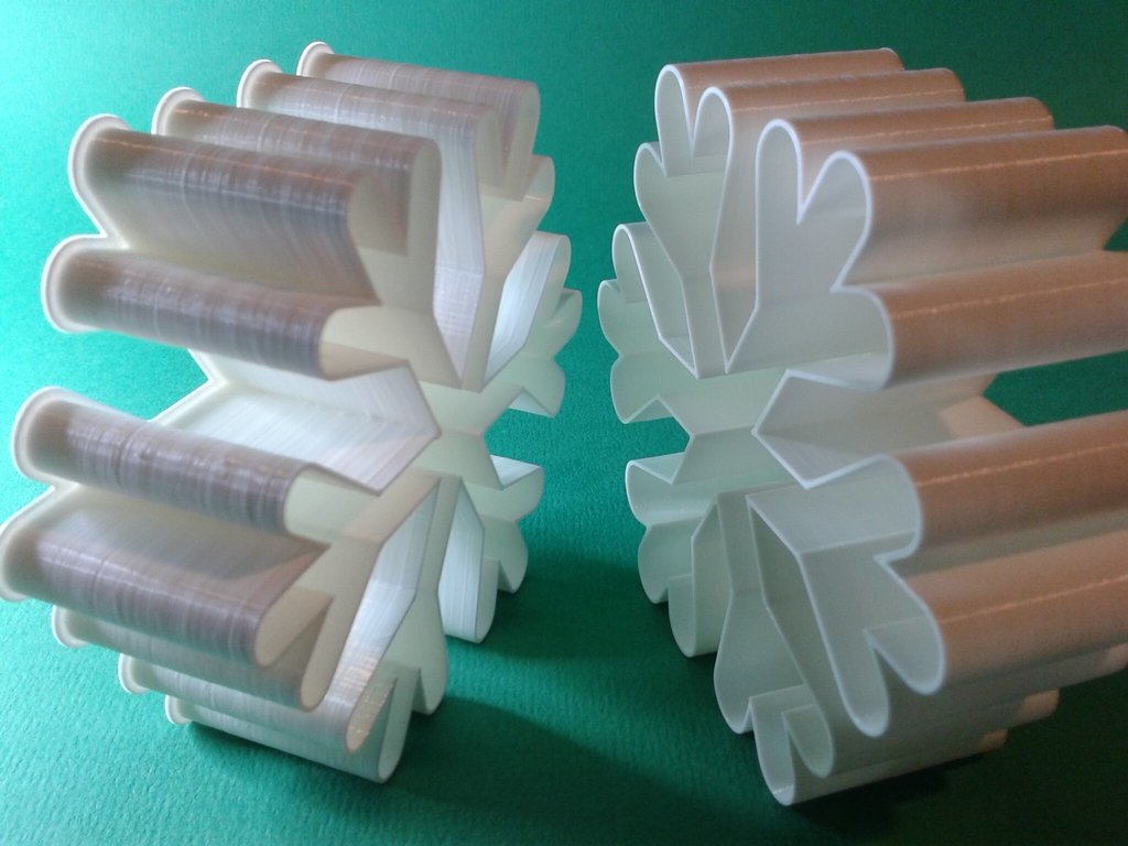 Miniatura 2 do modelo 3D Snowflake nestable box (v1)