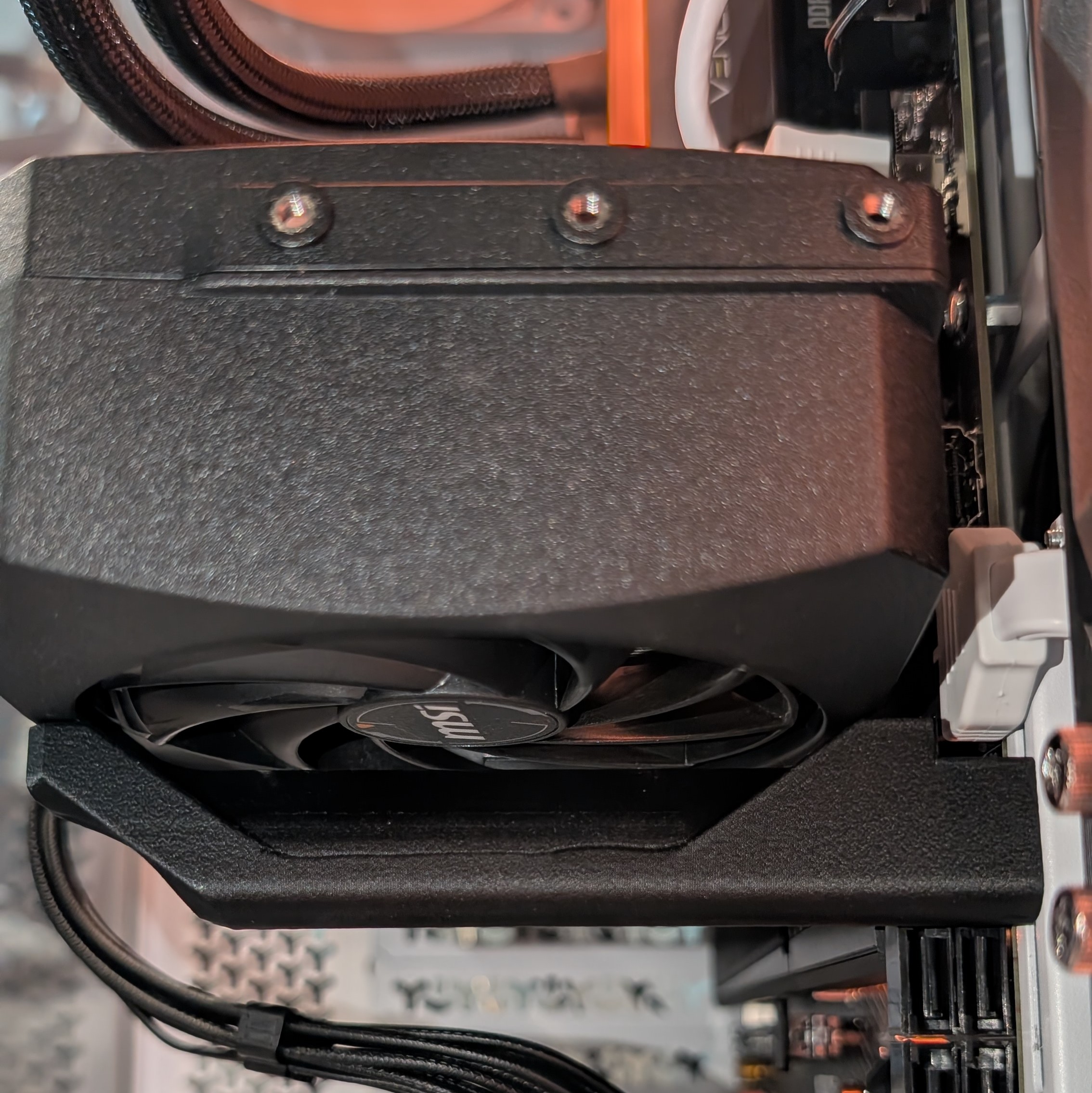 Graphics card brace for Corsair case