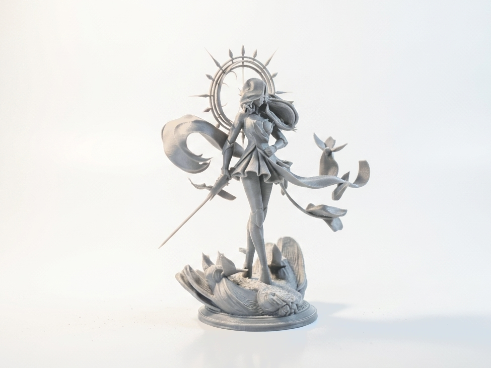 Irelia Blade Goddess Figurine LOL Champion 3D Printable