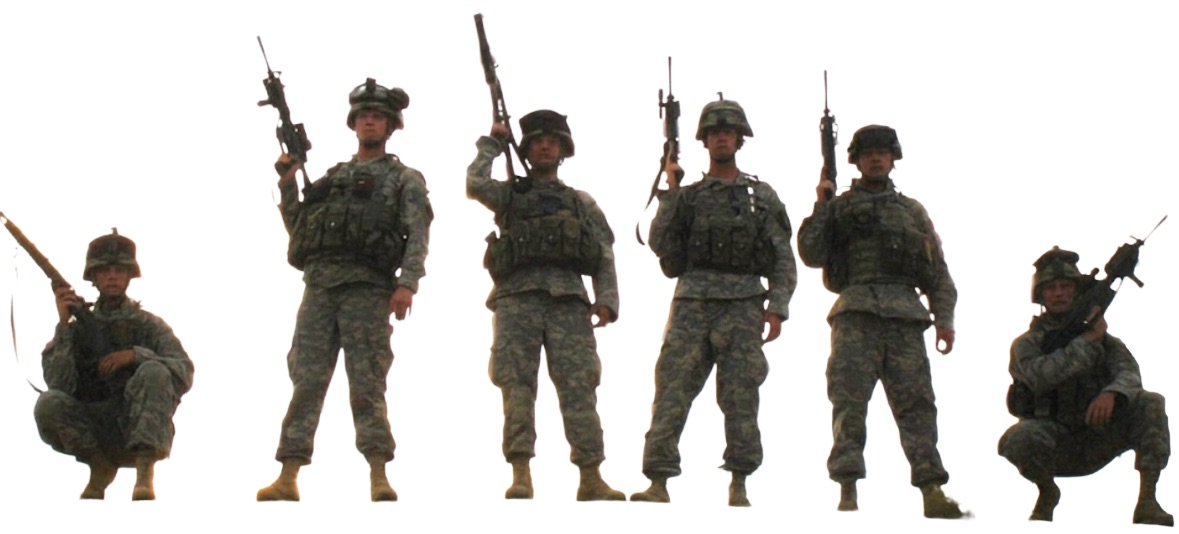 military soldier  3d model