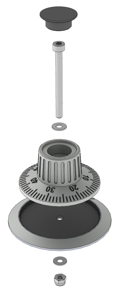 Safe Lock Knob - v2 by Regis | Download free STL model | Printables.com