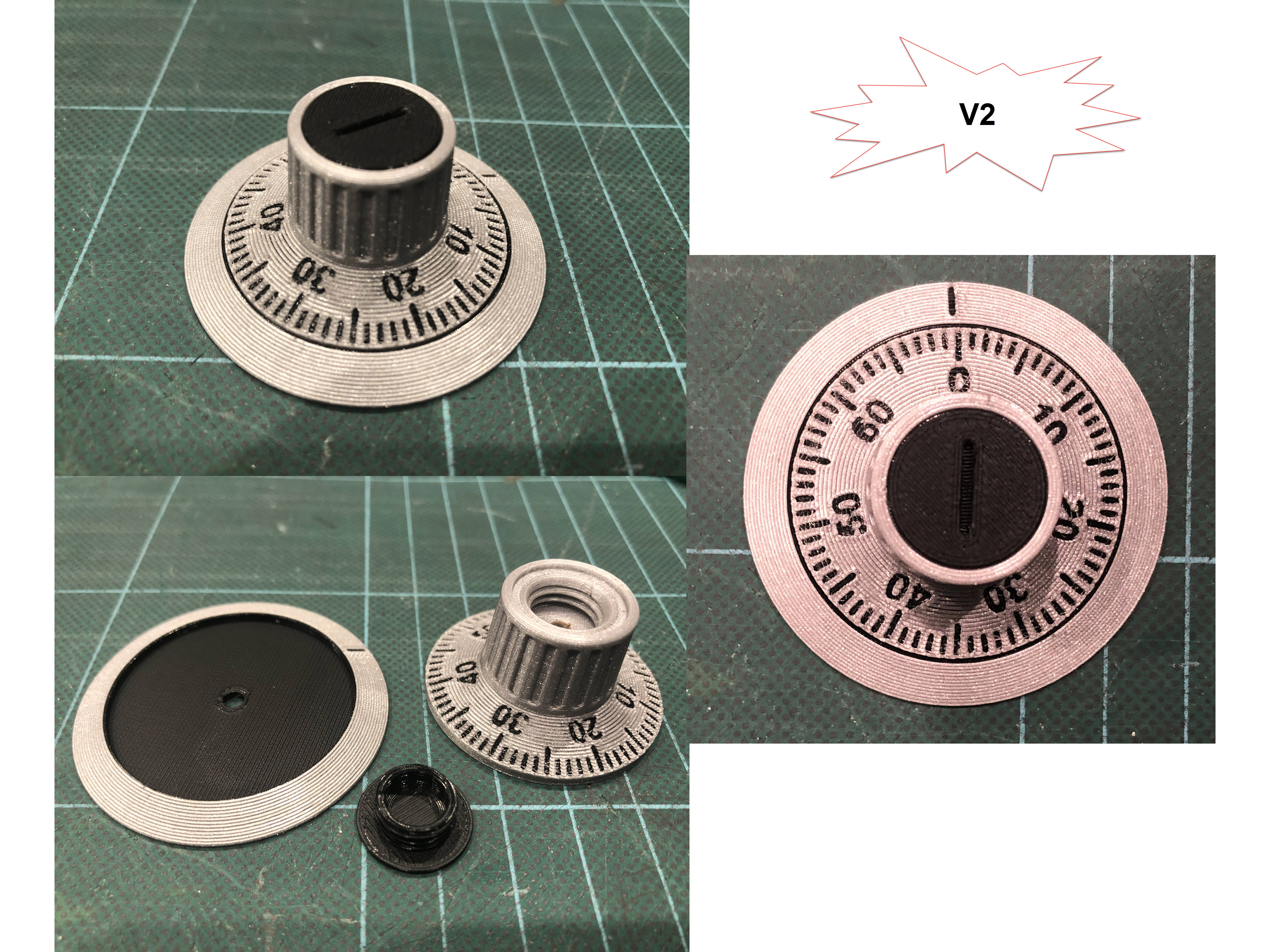 Safe Lock Knob - v2