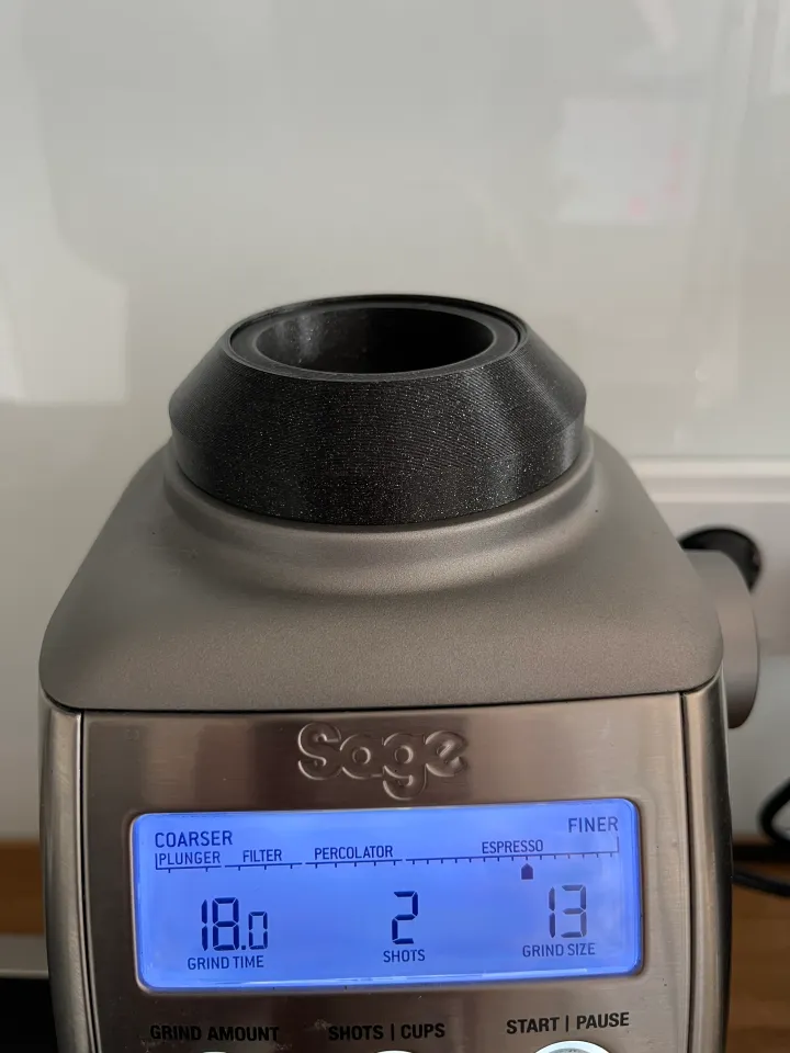 Sage / Breville the Smart Grinder Pro Single Dose Hopper by floblmr, Download free STL model