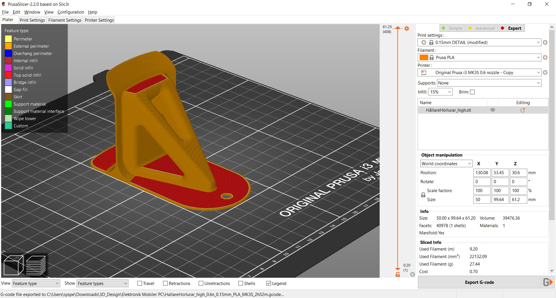 Miniatura 6 do modelo 3D YAHWH HeadphoneWallHanger