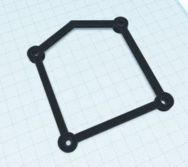 CPU cooler backplate for Lenovo LGA 1155 motherboards