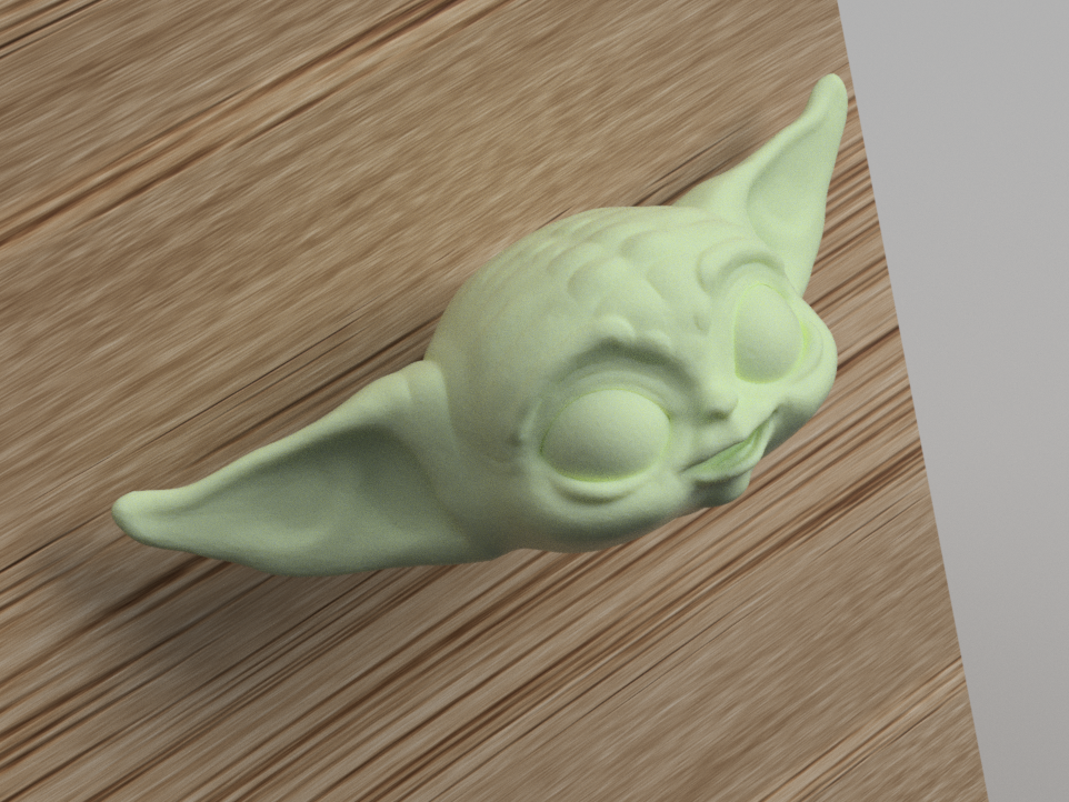 Baby Yoda Knob by MirkoFerronato Download free STL model