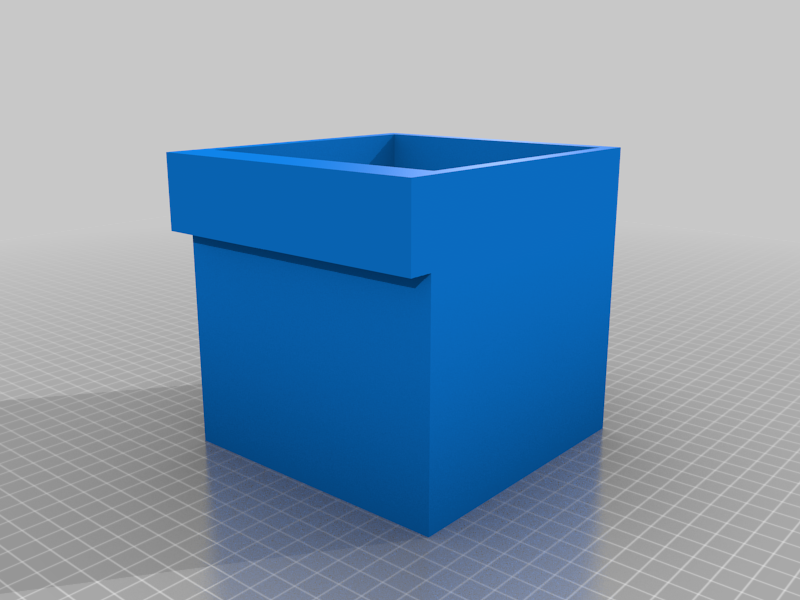 Model Ikea Kallax with small storage box, various sizes by Charky