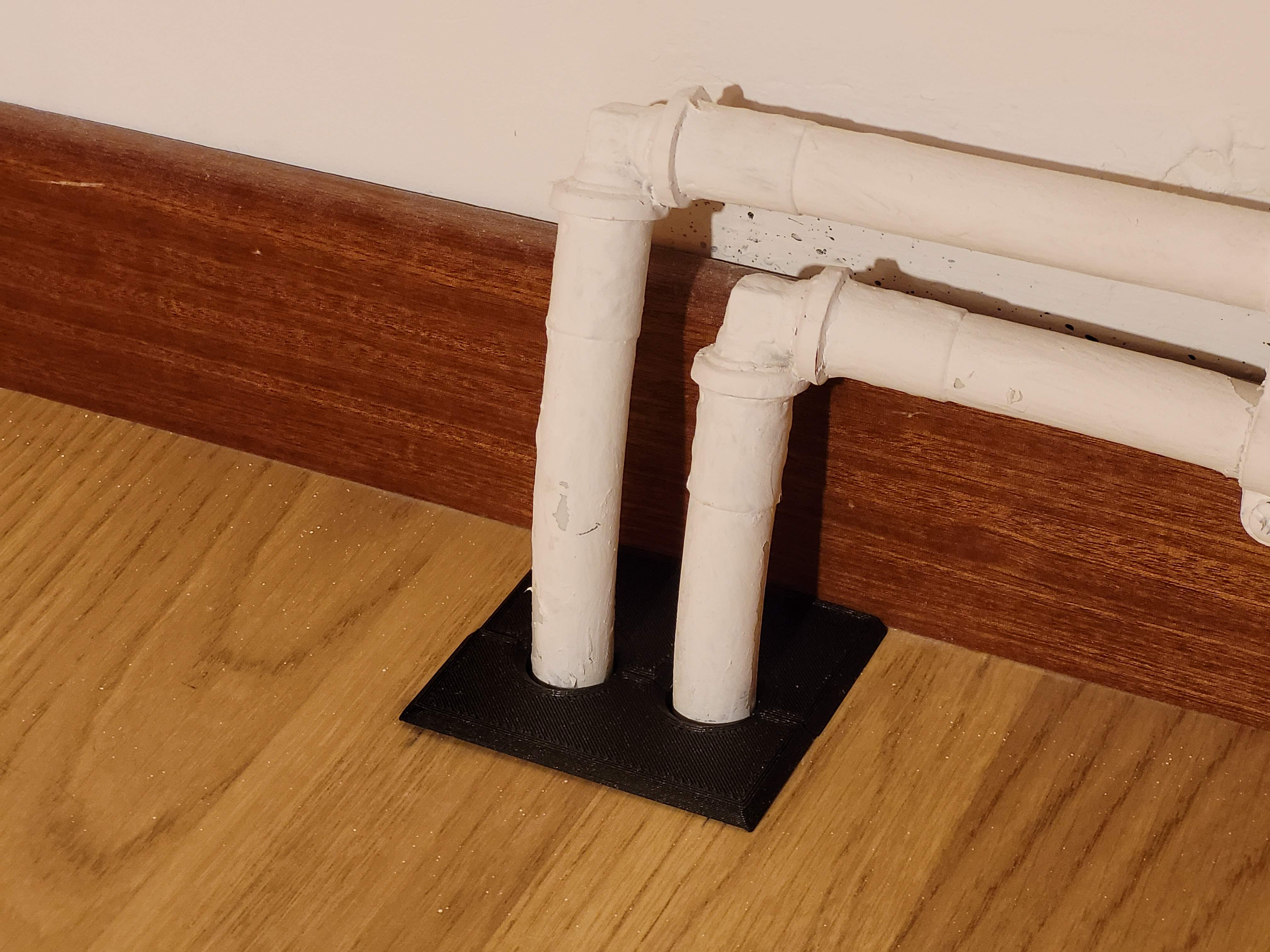 Floor cap pipe