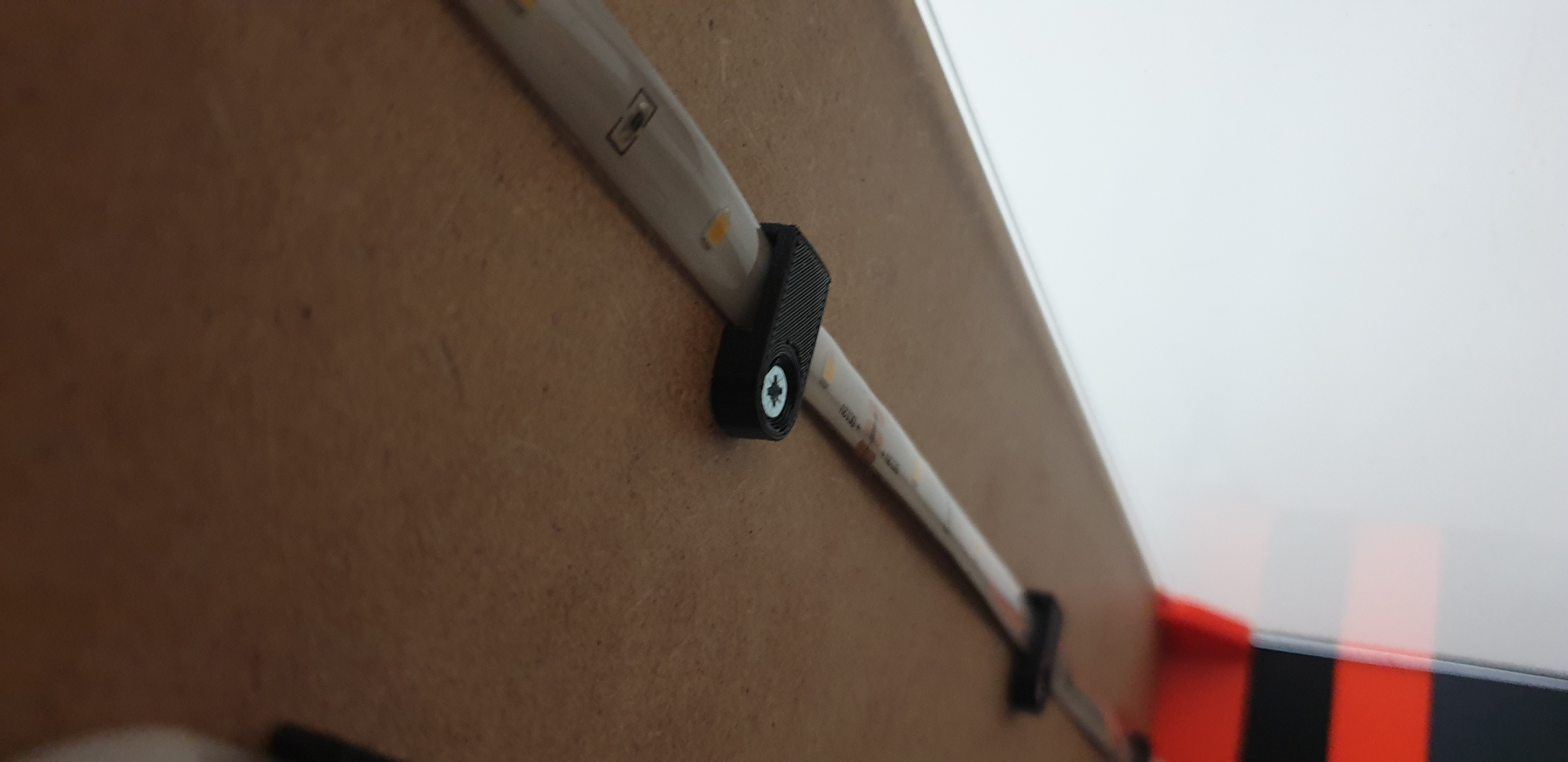 Led strip holder - versions