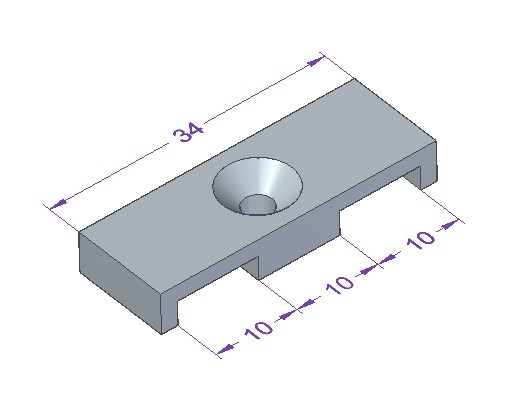 Miniatura 6 do modelo 3D Led strip holder - versions