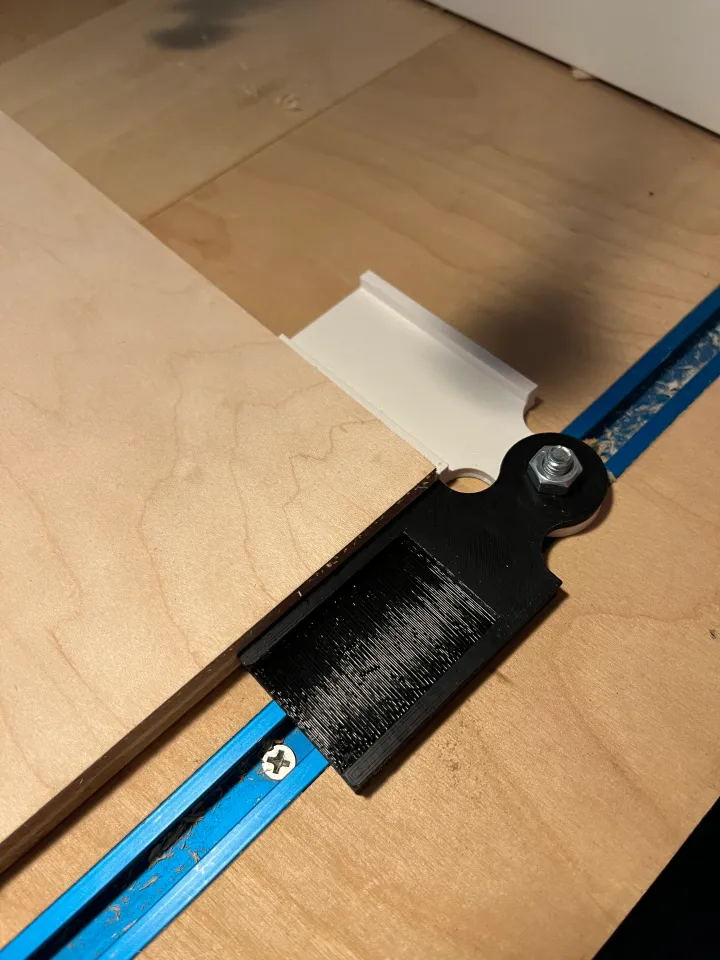 T-track Stop Block With Knob 3D Printed 