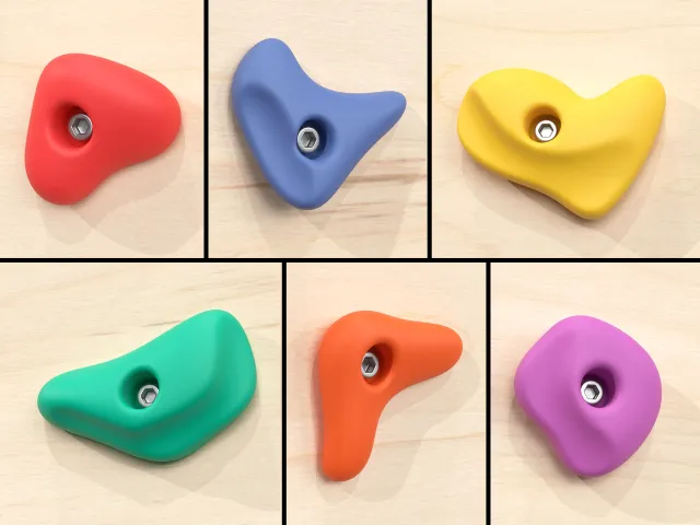 Rock Climbing Hold Cabinet/Drawer Knobs (Small)