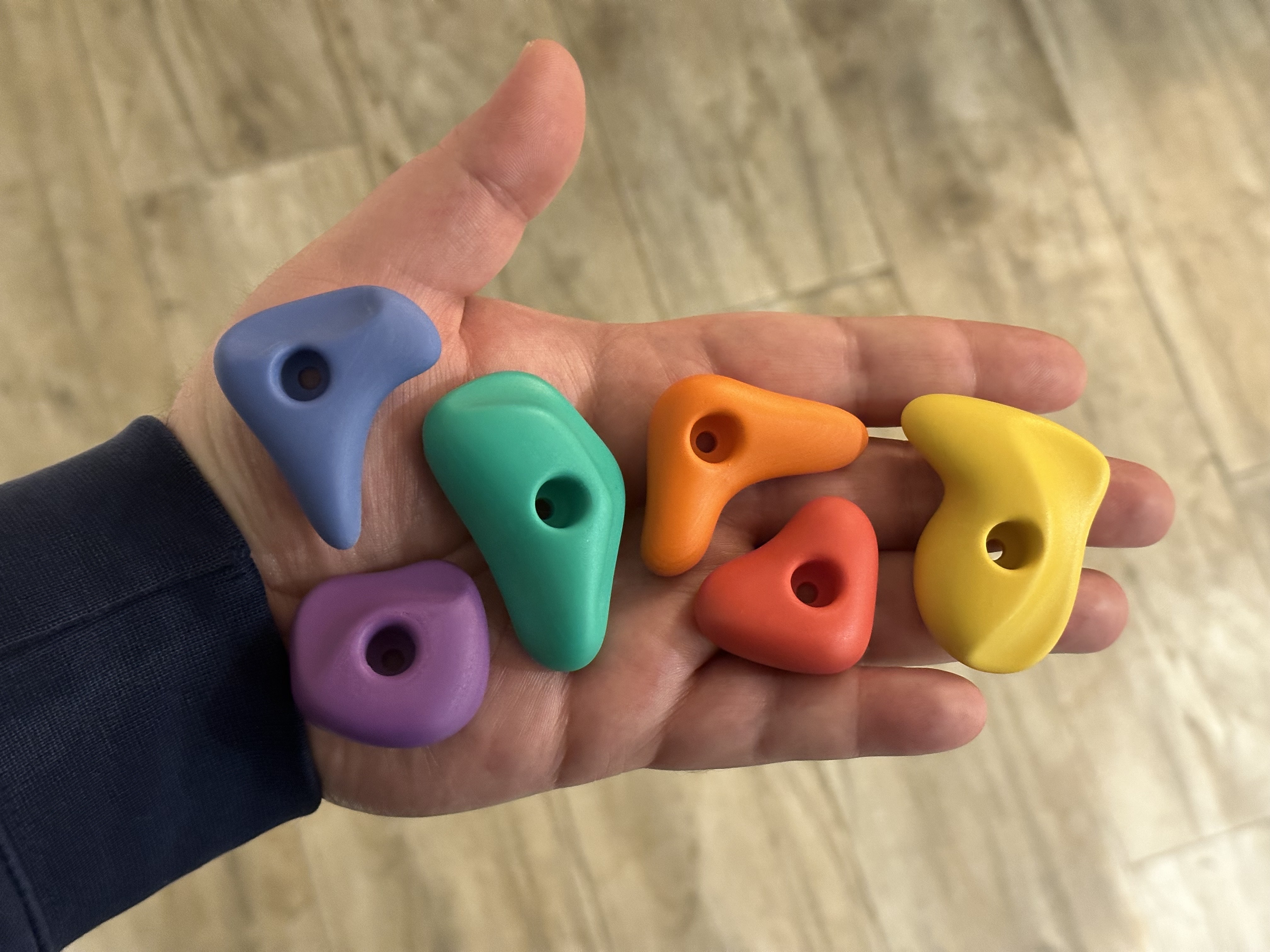 Rock Climbing Hold Knobs (Small) by Popandsicle