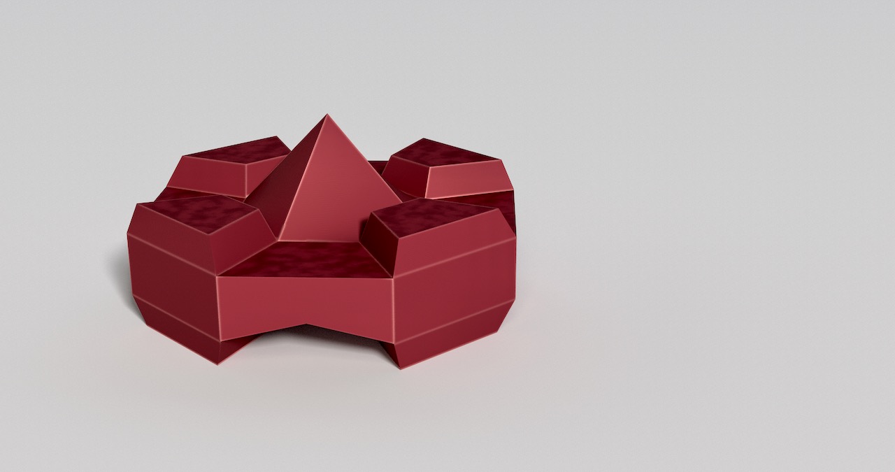 Miniatura 4 do modelo 3D Coolest Checkers Set