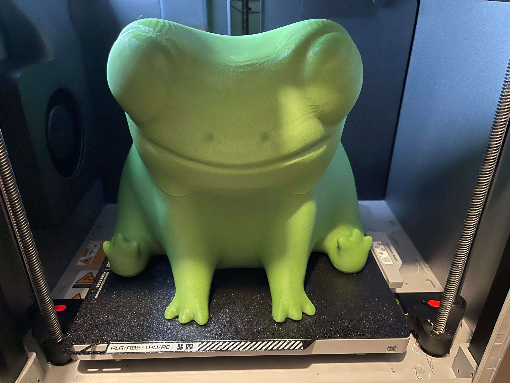 Fred the Frog but a magnetically closed container.